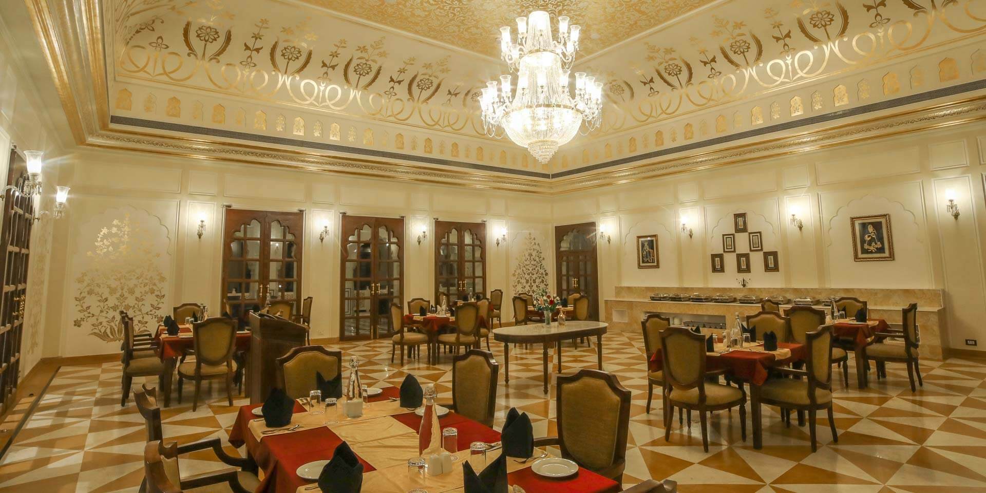 Royal Dining Restaurant at Vijayran Palace Resort, Kukas, Jaipur